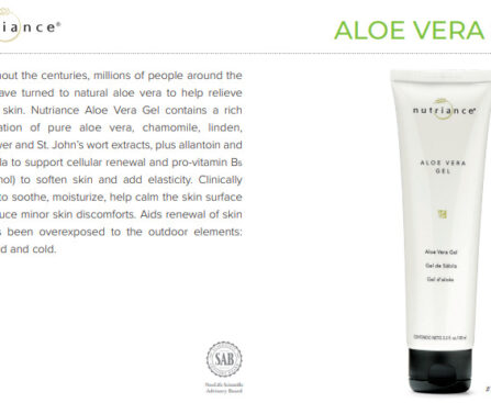 Aloe Vera Gel enhances the legendary effectiveness of pure aloe by adding key botanicals to promote skin health.