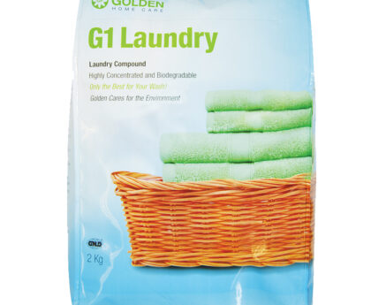 G1 is an ultra-concentrated and powerful, micronised laundry powder that is non-polluting, phosphate free and biodegradable.