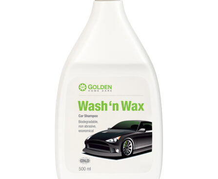 Wash ’n Wax will not streak windows or car finish. A capful (5ml) to 6 litres of water gives you 100 washes from each bottle.